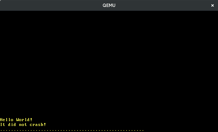Tuşlara basıldığında ekrana scancode’ları yazdıran QEMU